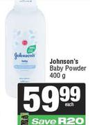 Johnson's Baby Powder-400g