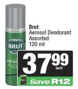 Brut Aerosol Deodorant Assorted-120ml