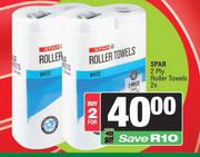Spar 2 Ply Roller Towels-For 2 x 2s Pack