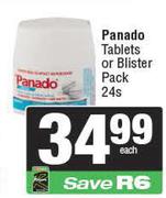 Panado Tablets Or Blister Pack-24s Even