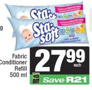 Sta-Soft Fabric Conditioner Refill-500ml Each
