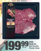 Spar Steak Co.Beef Bavette Plankie Steak-Per Kg