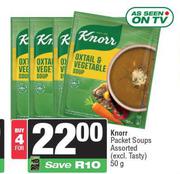 Knorr Packet Soups Assorted-For 4 x 50g