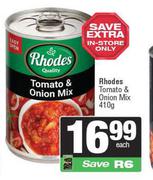 Rhodes Tomato & Onion Mix-410g