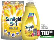 Sunlight Auto Washing Powder 2kg Or Liquid 1.5Ltr-For Any 2