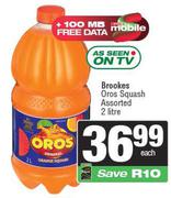 Brooks Oros Squash Assorted-2Ltr