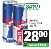 Red Bull Energy Drink-For Any 2 x 250ml