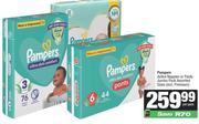 Pampers Active Nappies Or Pants Jumbo Pack (Assorted Sizes) Incl Premium-Per Pack