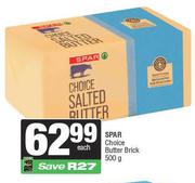 Spar Choice Butter Brick-500g 