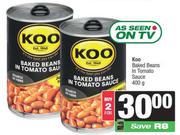 Koo Baked Beans In Tomato Sauce-For 2 x 400g