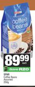 Spar Coffee Beans Assorted-250g