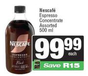 Nescafe Espresso Concentrate Assorted-500ml
