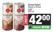 Douwe Egbert Ready To Drink Latte-For 2 x 250ml