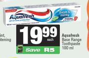 Aquafresh Base Range Toothpaste-100ml