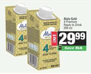 Alula Gold 4 Premium Ready To Drink-For 2 x 200ml