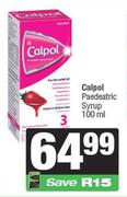 Calpol Paediatric Syrup-100ml