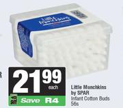 Little Munchkins By Spar Infant Cotton Buds-56s