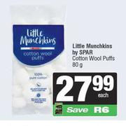Little Munchkins By Spar Cotton Wool Puffs-80g
