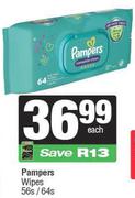 Pampers Wipes-56s/64s