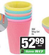 Spar Good Living Mug Set-6s