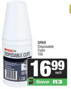 Spar Disposable Cups-10s