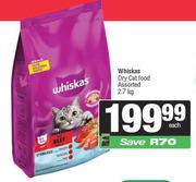 Whiskas Dry Cat Food Assorted-2.7Kg