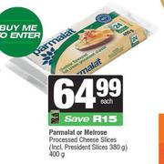 Parmalat Or Melrose Processed Cheese Slices-400g