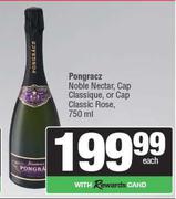 Pongracz Noble Nectar,Cap Classique Or Cap Classic Rose-750ml