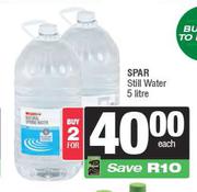 Spar Still Water-For 2 x 5L