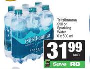 Tsitsikamma Still Or Sparkling Water-6 x 500ml