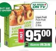 Liqui Fruit Pure Fruit Juice-For 2 x 2L