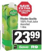 Rhodes Quality 100% Fruit Juice Assorted-1L