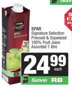 Spar Signature Selection Pressed & Squeezed 100% Fruit Juice-1L