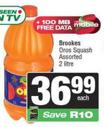Brookes Oros Squash Assorted-2L