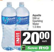 Aquelle Still Or Sparkling Water-For 2 x 1.5L