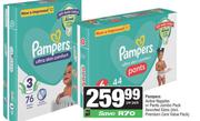 Pampers Active Nappies Or Pants Jumbo Pack (Assorted Sizes) Incl Premium Care Value Pack-Per Pack
