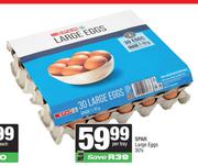 Spar Large Eggs-30 Per Tray