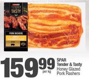 Spar Tender & Tasty Honey Glazed Pork Rashers-Per Kg
