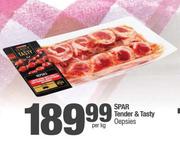 Spar Tender & Tasty Oepsies-Per Kg