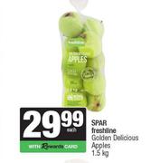 Spar Freshline Golden Delicious Apples-1.5kg
