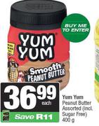 Yum Yum Peanut Butter Assorted (Incl Sugar Free)-400g