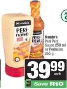 Nando's Peri Peri Sauce 250ml Or Perinaise 265g-Each