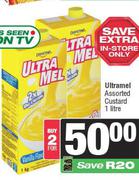 Ultramel Assorted Custard-For 2 x 1Ltr
