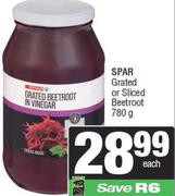 Spar Grated Or Sliced Beetroot-780g Each