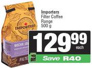 Importers Filter Coffee Range-500g