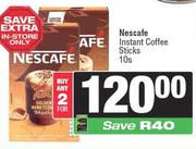 Nescafe Instant Coffee Sticks-For Any 2 x 10s Pack