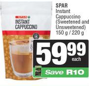 Spar Instant Cappuccino-150g/220g Each