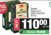 Jacobs Cappuccino Sticks Assorted-For Any 2 x 20.3g