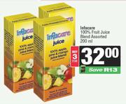 Infacare 100% Fruit Juice Blend Assorted-For 3 x 200ml
