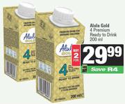 Alula Gold 4 Premium Ready To Drink-For 2 x 200ml 